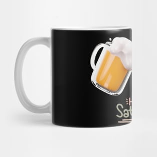 Happy Saturday with Beers! Mug